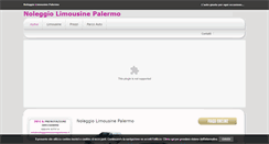 Desktop Screenshot of noleggiolimousinepalermo.it